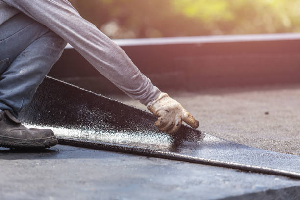 Professional Waterproofing technician working in Allenwood, NJ
